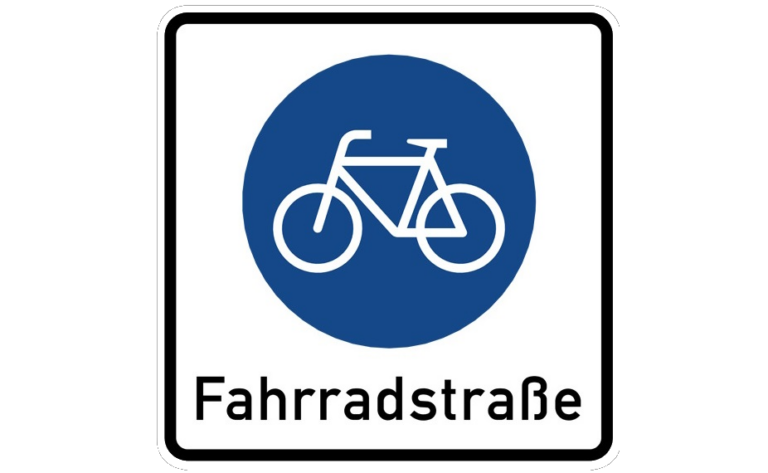 Fahrradstraße nach Rheda